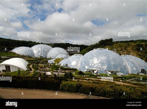 Cornwall England Eden Project The Biomes Architectural Design By