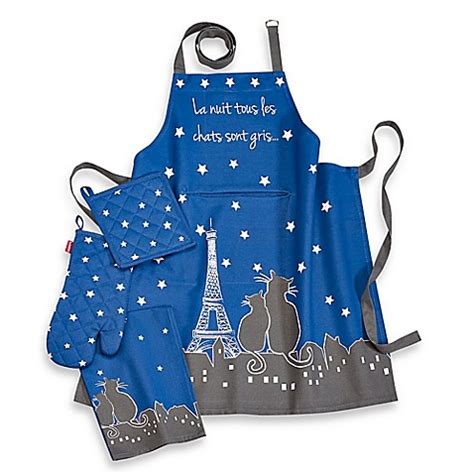 Rue Montmartre Paris by Starry Night 4-Piece Kitchen Gift Set in ...
