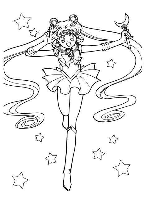 Dibujos De Sailor Moon Para Colorear Freude Kinder