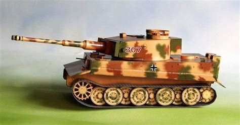 Wwii Tiger I Ausf E Heavy Tank Free Paper Model Download Free Paper