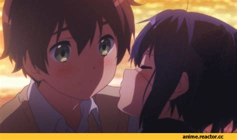 Cute Anime Couple Kiss Gif Top 20 Most Passionate Anime Kiss Scenes