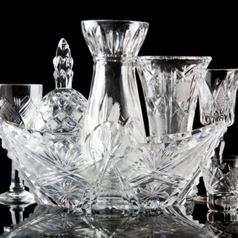 A Collection Of Crystal Antique Glassware Crystal Glassware
