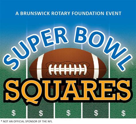 Super Bowl Squares Rotary Club Of Brunswick