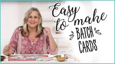 Easy To Make Batch Cards Youtube