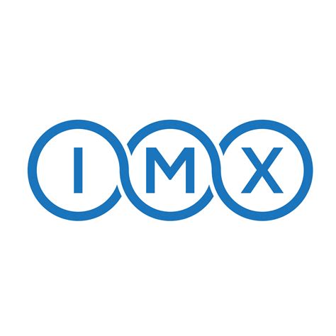 Imx Letter Logo Design On White Background Imx Creative Initials