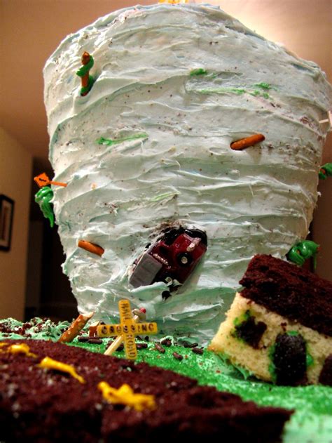 Making A Tornado Cake Step By Step To A F5 Tornado Birthday Cake Tornado Cake Bday Birthday