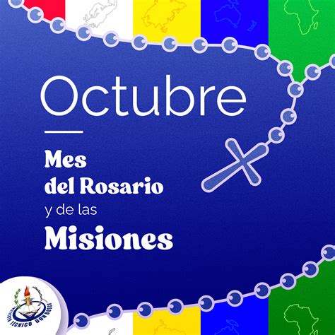 ¿sabías🤔 Octubre Mes De Las Misiones Y El Rosario 🔴🟢🔵🟡⚪ La Iglesia