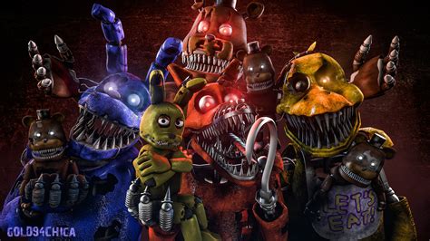 All Fnaf Characters Wallpapers Wallpaper Cave