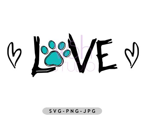 Dog Love svg para svg dog lover gift dog gifts para los | Etsy