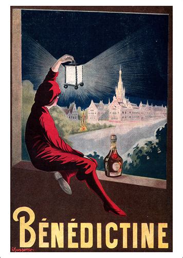 benedictine poster vintage french drink art print pimlico prints