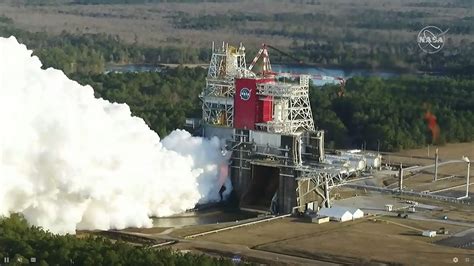 Nasa Conducts Sls Rocket Core Stage Test For Artemis I Moon Mission
