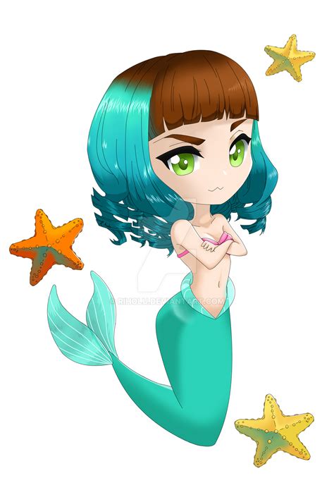 Request Chibi Mermaid By Riholu On Deviantart
