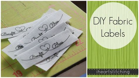 Hand Written Fabric Labels Fabric Labels Diy Fabric Labels Sewing