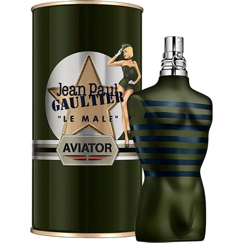 O herói dos céus, a força elegante da aviação! Jean Paul Gaultier - Le Male Eau de toilette aviator 125 ...