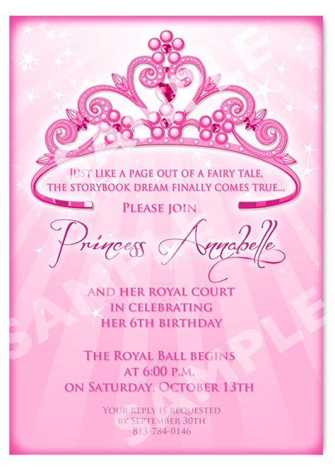 Free Printable Princess Birthday Invitations Dolanpedia