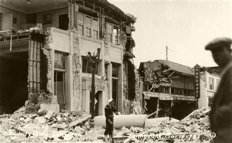 Pacific time, according to the usgs. Long Beach Earthquake Damage - 1933 | Bizarre Los Angeles