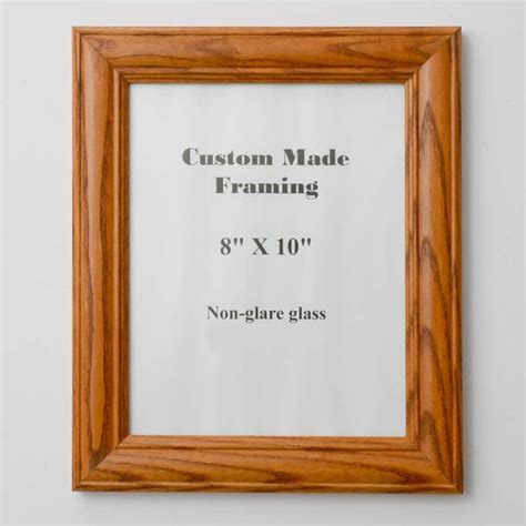 Square photo frames picture frames poster size frames black oak white & walnut. Oak 8x10 picture frame