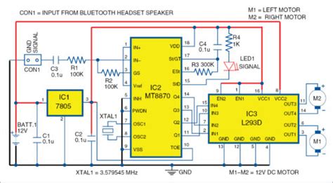 Bluetooth Headset Circuit Diagram