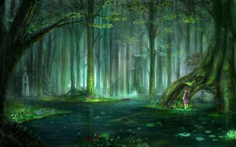 Mystical Forest Wallpapers Top Free Mystical Forest Backgrounds Wallpaperaccess