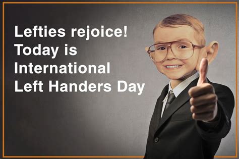 Lefthandersday International Left Handers Day Left Handed Left