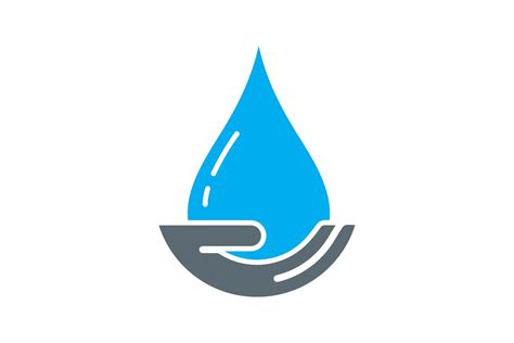 Save Water Logo Illustrator Templates Creative Market