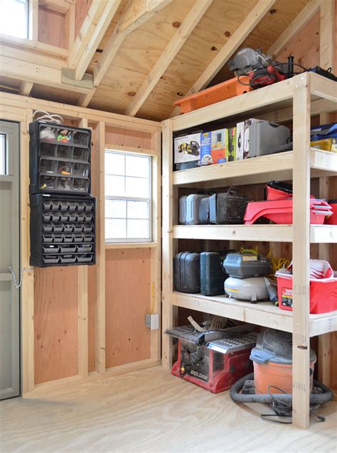 Shed Storage Ideas Heavy Duty Garage Shelves Shed Shelving Storage