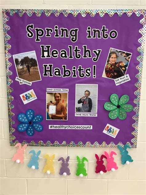 Spring Into Healthy Habits Nutrition Activities Healthy Habits