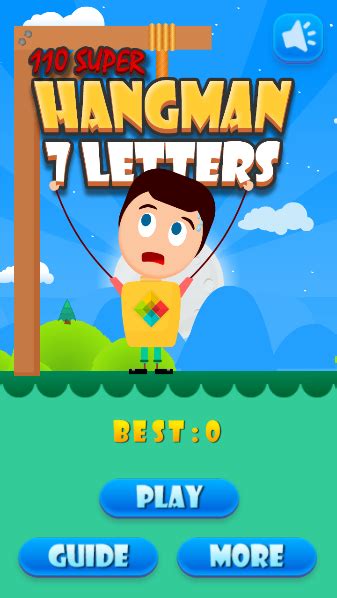 The second player repeatedly guesses letters. Hangman 7 letter - (HTML5 & CAPX + Admobs) Game by GamesDv ...