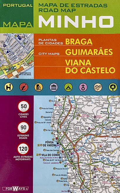 Minho Map Tourist Guide Portugal Travel Guides