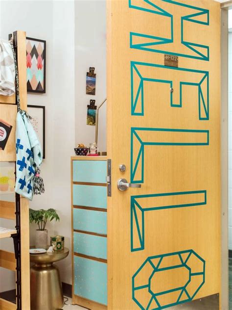 Thanks pinterest for the idea! 11 Ways to Make the Most of Your Dorm Room | HGTV's ...