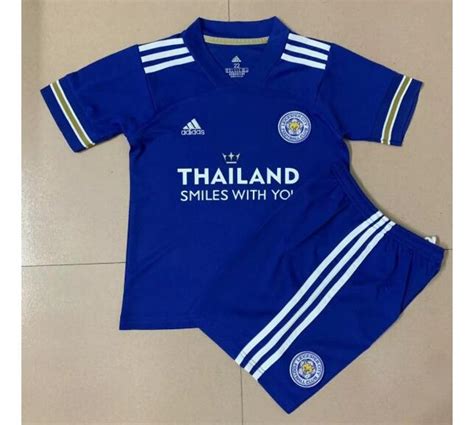 2021 Kids Leicester City Home Soccer Youth Kits Model 2011691