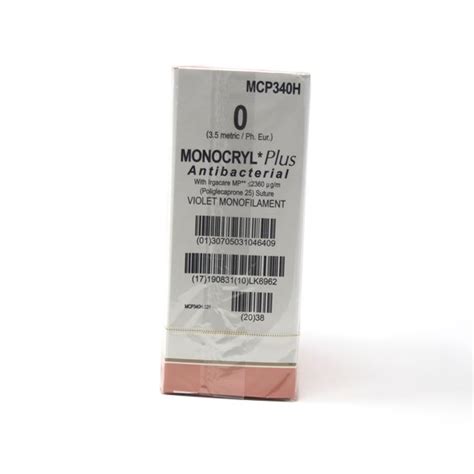 Monocryl Plus 10 Ag Ct 1 ½ Circ C36 Arkanum MÉxico