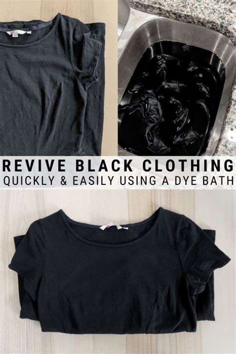How To Revive Faded Black Clothes Using Dye Save Your Old Clothes