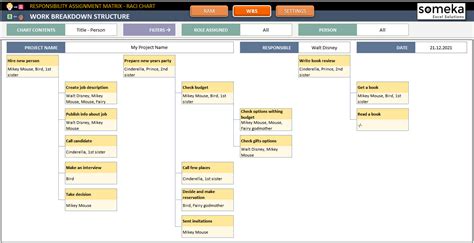 Responsibility Assignment Matrix Excel Template I Raci Chart