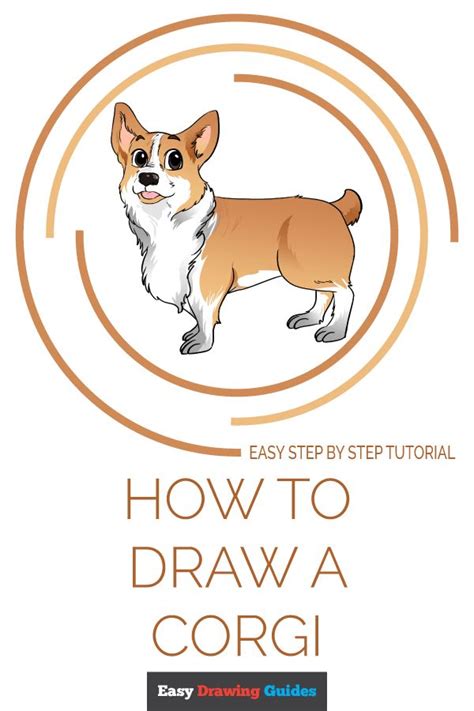 How To Draw A Corgi Really Easy Drawing Tutorial Drawing Tutorial