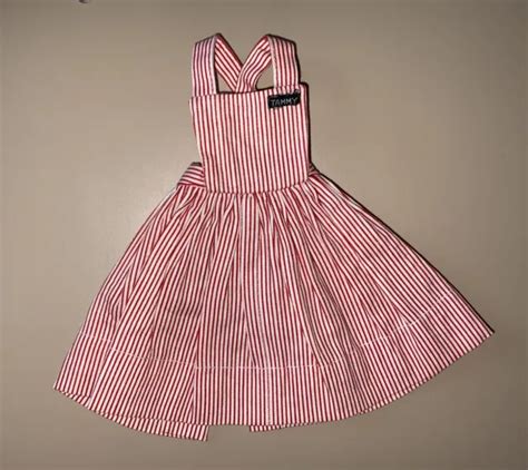 Vintage 1960s Ideal Tammy Doll 9120 7 Nurses Aid Candy Striper Apron
