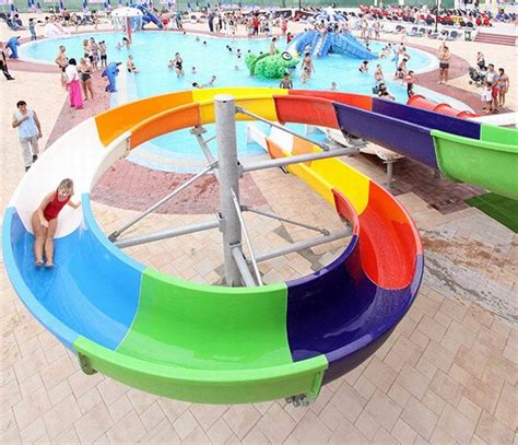 Swimming Pool Fiberglass Water Slides China Tube Water Slide And