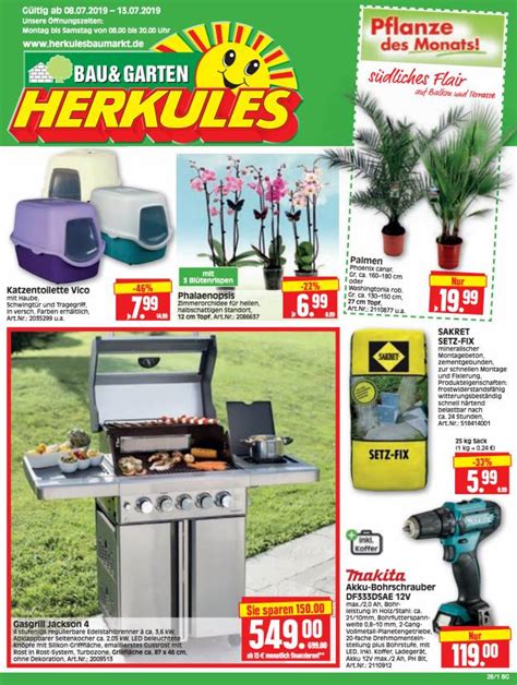 Herkules bau und gartencenter in lauterbach (hessen), hessen, strasse: Angebote - HERKULES Bau&Garten-Markt
