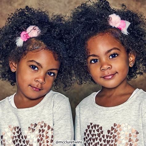 Mcclure Twins Twin Baby Girls Beautiful Black Babies Cute Twins
