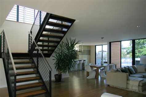 Gallery of staircase railing designs steel. Steel staircase - Modern - Staircase - Seattle - by ALCOVA ...