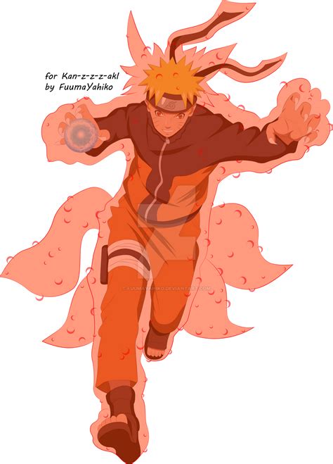 Naruto Uzumaki Kyuubi Mode Render By Fuumayahiko On Deviantart