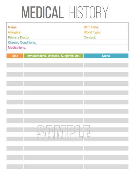 Dont panic , printable and downloadable free medical binder set organizing printables by freshandorganized we have created for you. Medical History Printable Healthcare Printables Editable