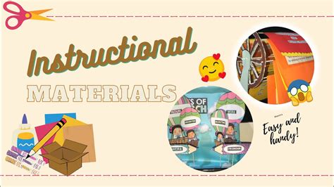 Instructional Materials For Teachers Youtube