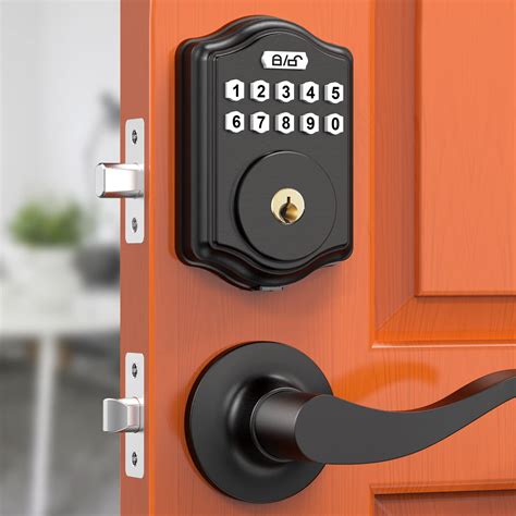 Buy Keyless Entry Door Lock With Handle Front Door Lock Set