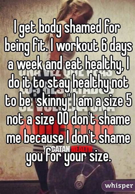 I Get Body Shamed For Being Fit I Workout 6 Days A Week And Eat