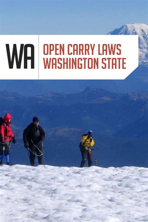 Open Carry States Tips For Open Carry Washington
