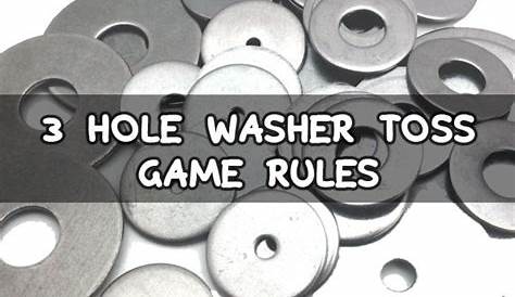 washer toss game rules and regulations