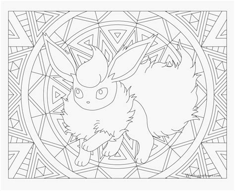Eevee Evolutions Coloring Page In Pokemon Coloring Pokemon The Best