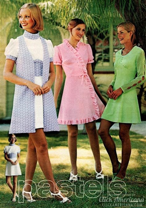 Hip Vintage 70s Dresses And Skirts Women Wore In The Spring And Summer Of
