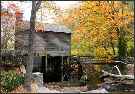 Stone Mountain Georgiagrist Mill In Park ~ Another Amazing Autumn
